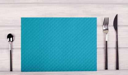 Exacompta Cogir Placemats 300x400mm Embossed Paper Turquoise (Pack of 500) 304039I