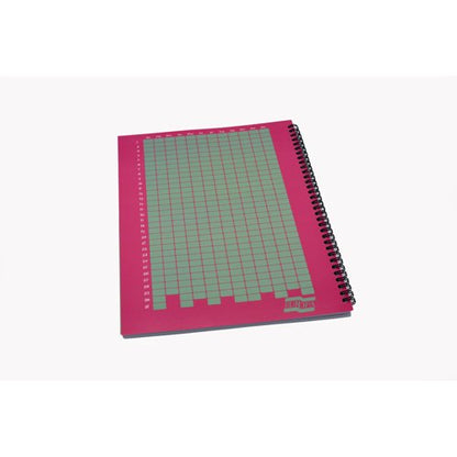 Europa Splash Notebooks 160 Lined Pages A4+ Pink Cover (Pack of 3) EU1503Z