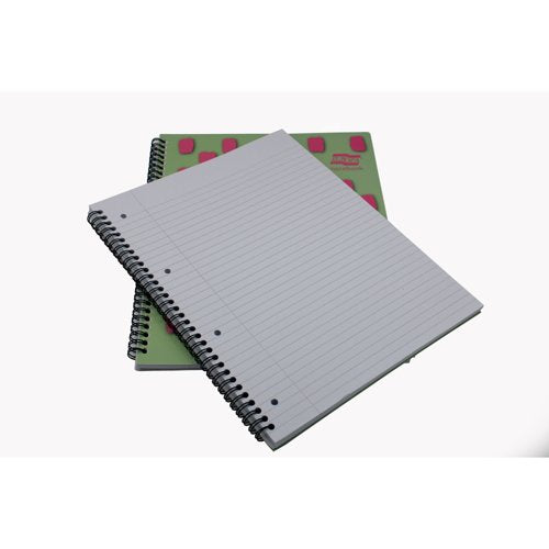 Europa Splash Notebooks 160 Lined Pages A4+ Pink Cover (Pack of 3) EU1503Z