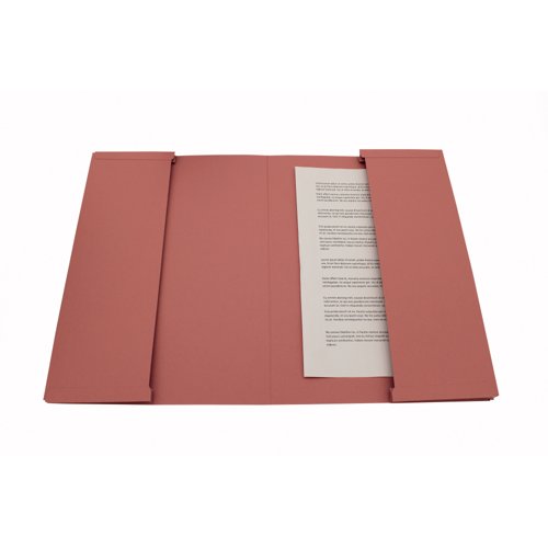 Exacompta Guildhall Legal Double Pocket Wallet Foolscap Pink (Pack of 25) 214-PNK
