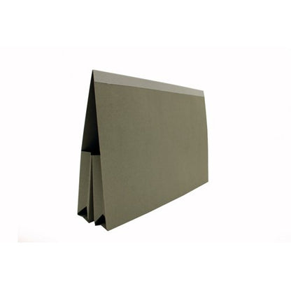 Exacompta Guildhall Double Pocket Wallet 315gsm Grey A4/Foolscap (Pack of 25) 218-GRYZ