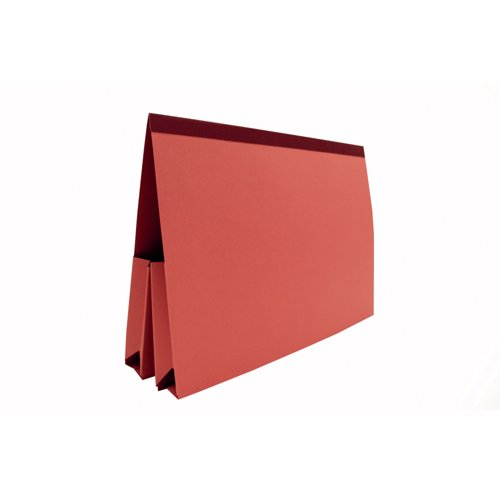 Exacompta Guildhall Double Pocket Wallet 315gsm Red A4/Foolscap (Pack of 25) 218-REDZ