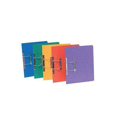 Exacompta Europa Spiral Files Foolscap Assorted (Pack of 25) 3000