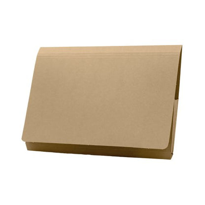 Exacompta Guildhall Full Flap Pocket Wallet Foolscap Buff (Pack of 50) PW2-BUF