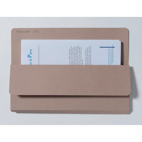 Exacompta Guildhall Open Top Wallet 315gsm Buff (Pack of 50) OTW-BUFZ