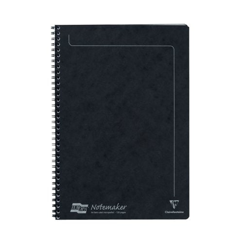 Clairefontaine Europa Notemakers Notebook A4 Black (Pack of 10) 4862