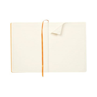 Clairefontaine Rhodiarama Notebook 80 Lined Pages A4+ Silver Cover 117701C