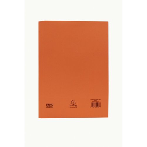 Exacompta Guildhall Right Hand Transfer Spiral Pocket File Foolscap Orange (Pack of 25) 211/9063Z