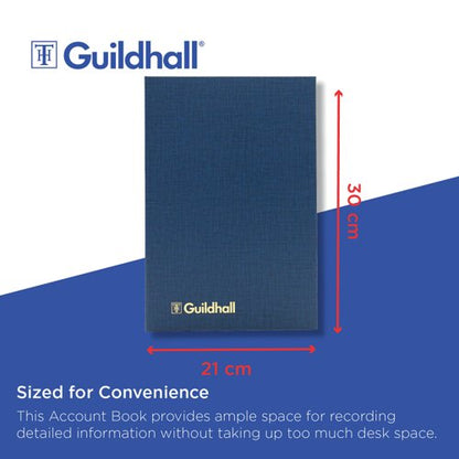 Exacompta Guildhall Account Book 80 Pages 5 Cash Columns 31/5 1017