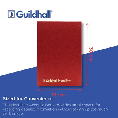 Exacompta Guildhall Headliner 6 Cash Column Account Book 38/6 1147