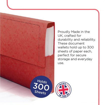 Exacompta Europa Pocket Wallet Foolscap Assorted A (Pack of 25) 4790