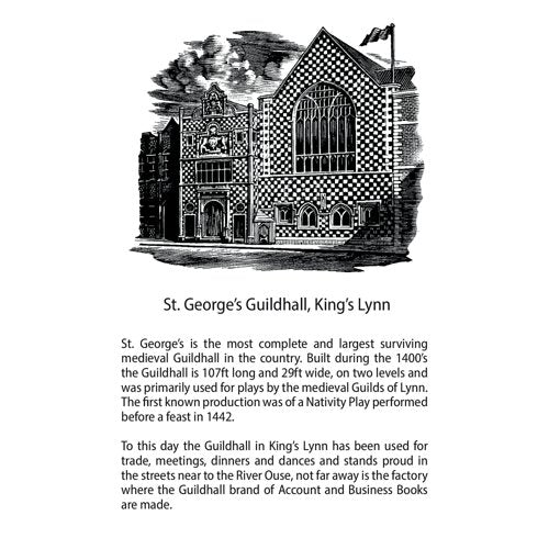 Exacompta Guildhall 10 Cash Columns Account Book 80 Pages 51/10 1330