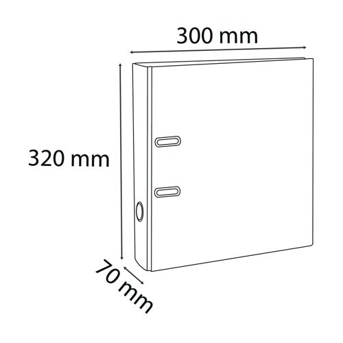 Exacompta Iderama 70mm Lever Arch File A4 Assorted (Pack of 10) 53629E
