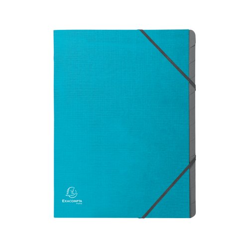 Exacompta Teksto Multipart File A4 12 Part Assorted (Pack of 8) 56650E