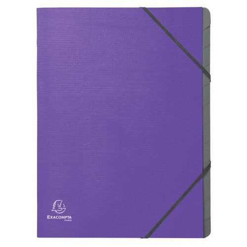 Exacompta Teksto Multipart File A4 12 Part Assorted (Pack of 8) 56650E