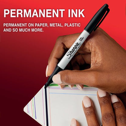 Sharpie Permanent Markers Fine Colouring Pens Assorted (Pack of 18) 2223752
