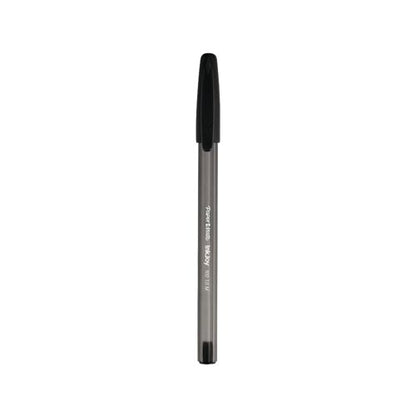 PaperMate Inkjoy 100 Capped Ballpoint Pens Medium Black (Pack of 8) 1956739