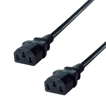 Connekt Gear 2.5m Mains Splitter Cable Plug To 2 C13 Sockets 27-0115B