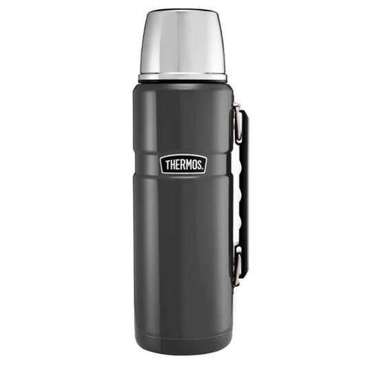 Thermos S/S Gun Metal Flask 1.2 Litre