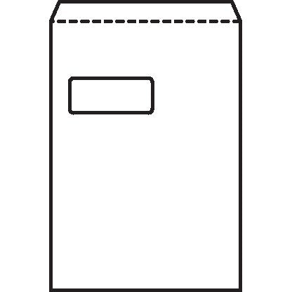 5 Star C4 Window Pocket Envelope Self Seal 90gsm 324x229mm White (Pack of 250) H90027