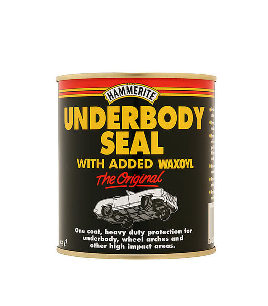 Hammerite Underbody Seal With Waxoyl. One Coat Rust Inhibitor 500Ml Tin