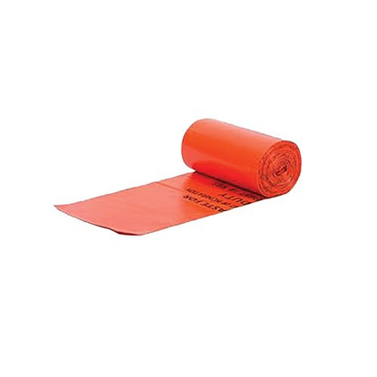 Polyco Clinical Waste Alternative Treatment Heavy Duty Sack Rolls 90L Orange (Pack of 100) AT25/M085