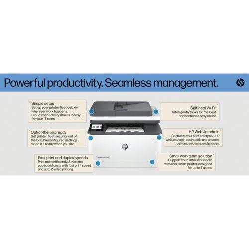 HP LaserJet Pro M3102fdw A4 4-in-1 Wireless Mono Laser Printer 3G630F#B19