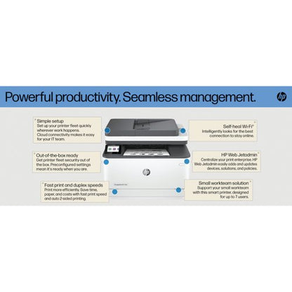 HP LaserJet Pro M3102fdw A4 4-in-1 Wireless Mono Laser Printer 3G630F#B19