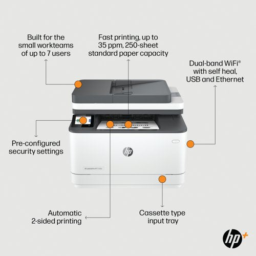 HP LaserJet Pro M3102fdw A4 4-in-1 Wireless Mono Laser Printer 3G630F#B19