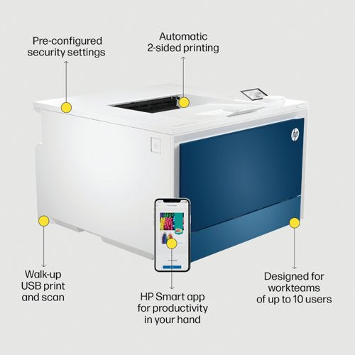 HP Colour LaserJet Pro 4202dw Wireless Colour Laser Printer 4RA88F#B19