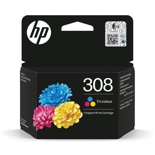HP 308 Original Ink Cartridge Tri-color 7FP20UE