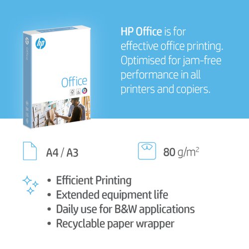 HP Office A4 80g QuickPack (2500 Pack) CHPOP080X741
