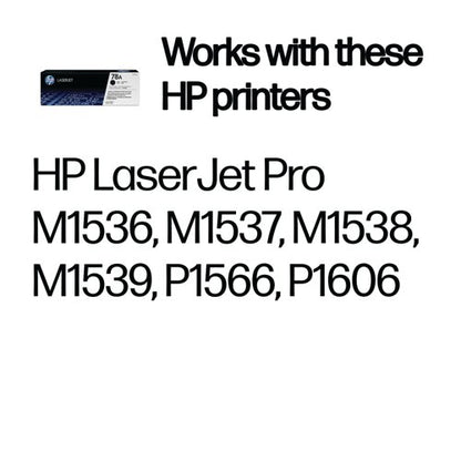 HP 78A Original LaserJet Toner Cartridge Black CE278A