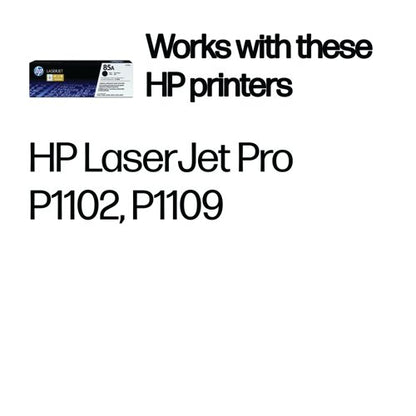 HP 85A Original LaserJet Toner Cartridge Black CE285A