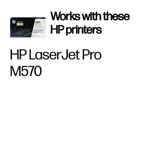 HP 507A Original LaserJet Toner Cartridge Yellow CE402A