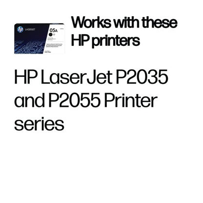 HP 05A Original LaserJet Toner Cartridge Black CE505A
