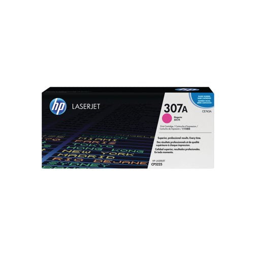 HP 307A Original LaserJet Toner Cartridge Magenta CE743A