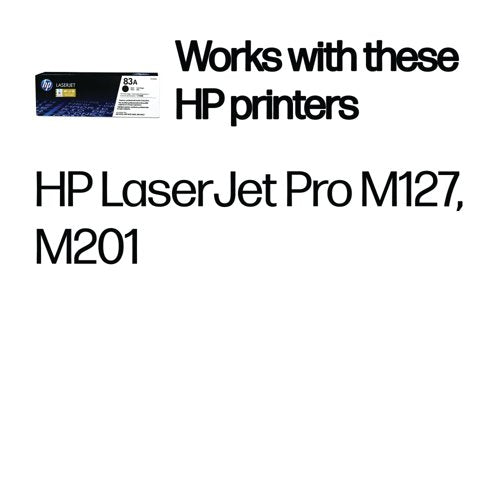 HP 83A Original LaserJet Toner Cartridge Black CF283A