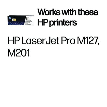 HP 83A Original LaserJet Toner Cartridge Black CF283A