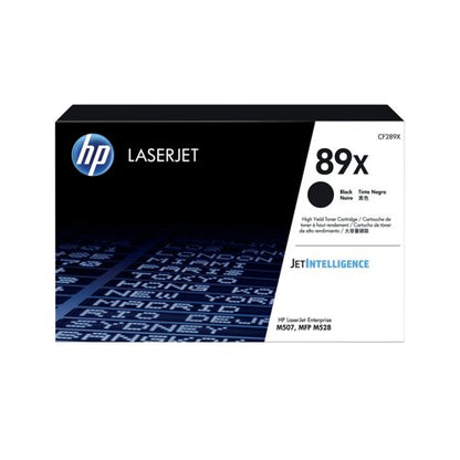 HP 89X Original LaserJet Toner Cartridge High Yield Black CF289X