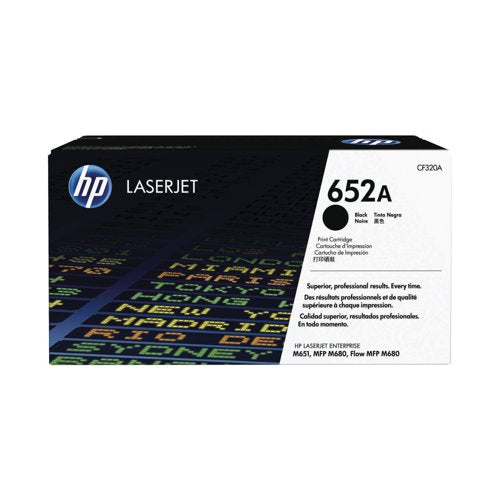 HP 652A Original LaserJet Toner Cartridge Black CF320A