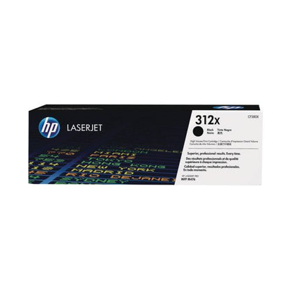 HP 312X Original LaserJet Toner Cartridge High Yield Black CF380X