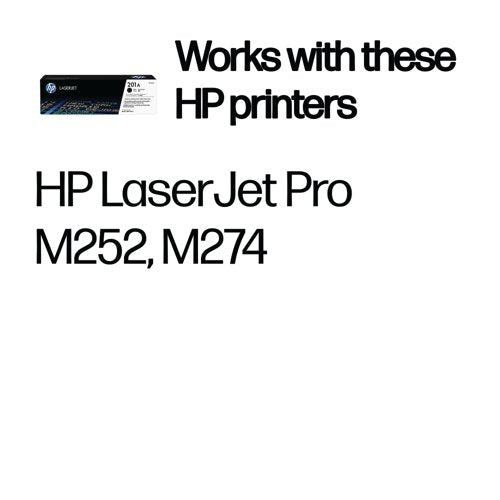 HP 201A Original LaserJet Toner Cartridge Black CF400A