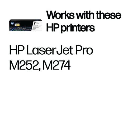 HP 201X Original LaserJet Toner Cartridge High Yield Black CF400X