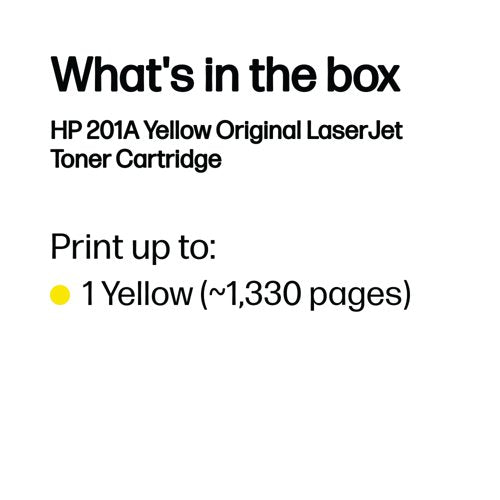 HP 201A Original LaserJet Toner Cartridge Yellow CF402A