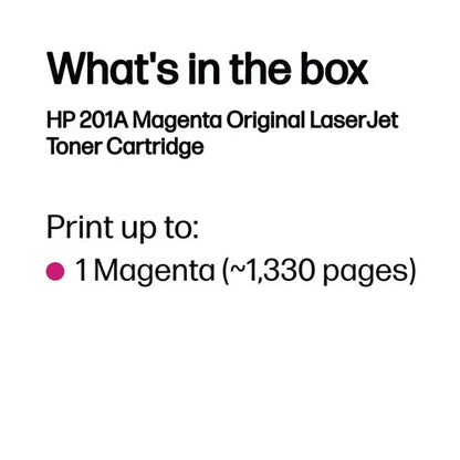 HP 201A Original LaserJet Toner Cartridge Magenta CF403A