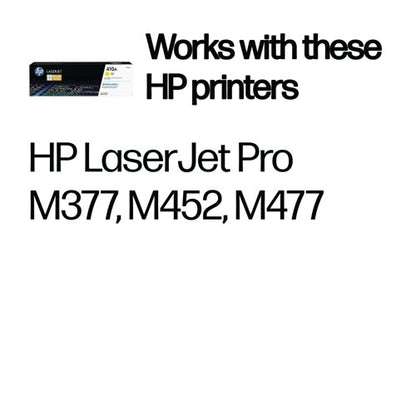 HP 410A Original LaserJet Toner Cartridge Yellow CF412A