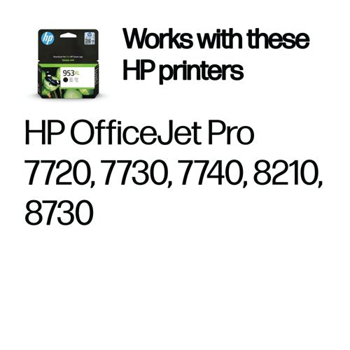HP 953XL Original Ink Cartridge High Yield Black L0S70AE