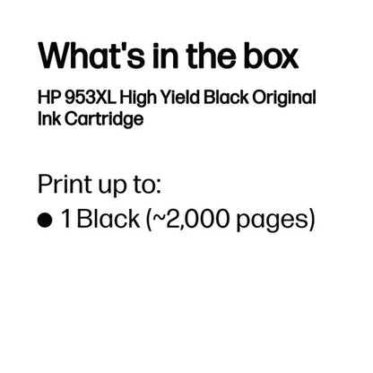 HP 953XL Original Ink Cartridge High Yield Black L0S70AE
