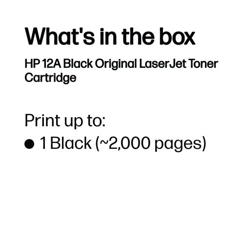 HP 12A Original LaserJet Toner Cartridge Black 2-pack Q2612AD
